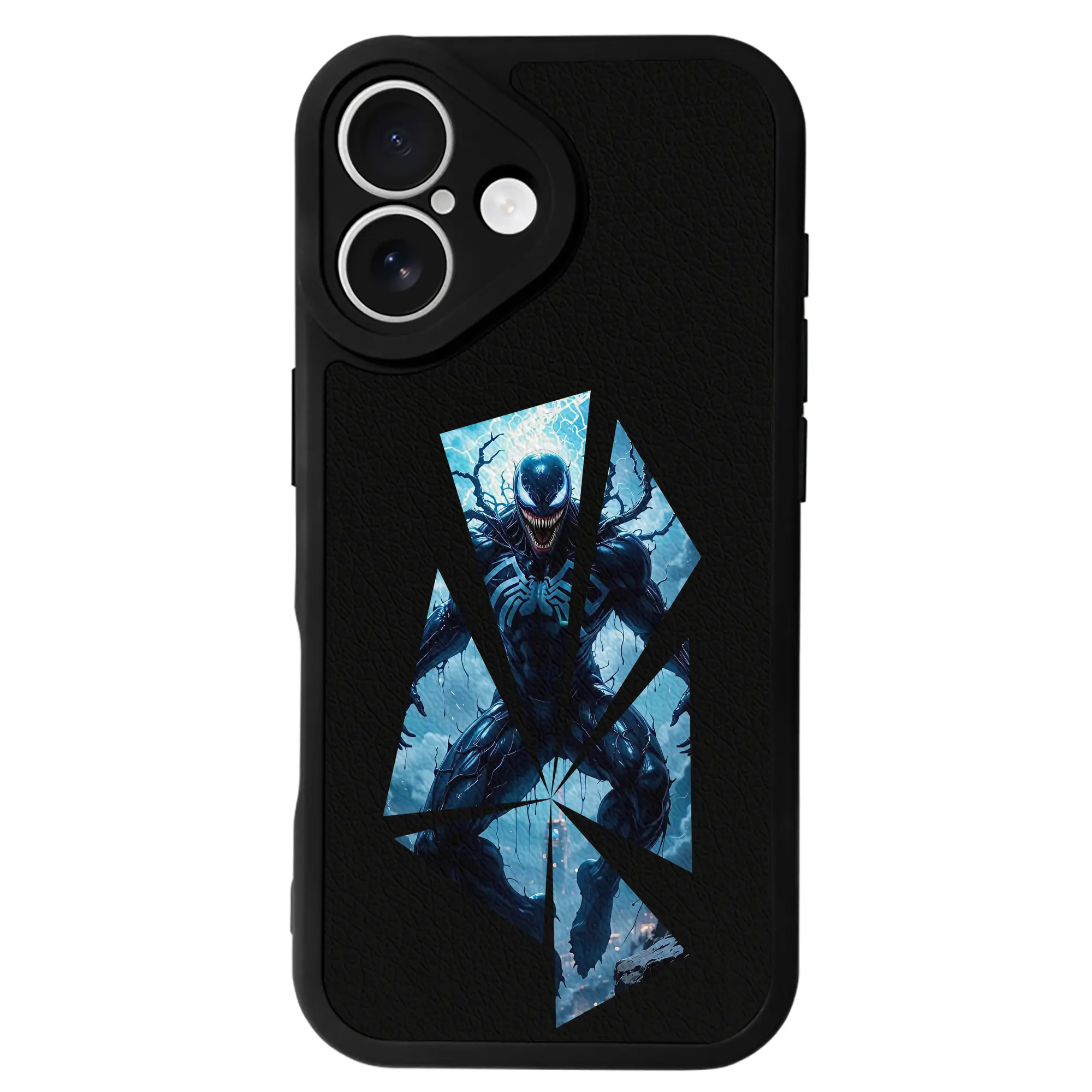 ヴェノム グッズ,ヴェノム - IPhone 16シリーズ対応 ・ シリコンスマホケース ・ レザー調 ・ 高精度フィット ・ 耐衝撃 ・ ワイヤレス充電対応 ・ 精密カット